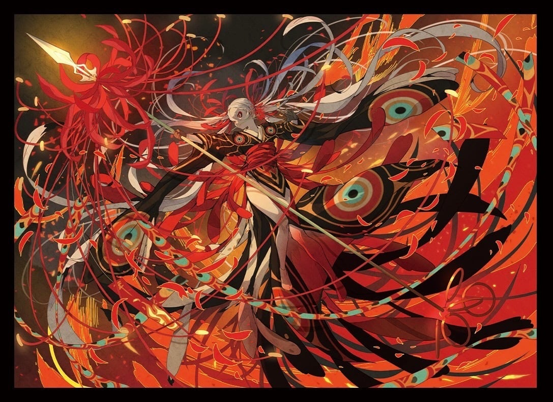 スリーブ 80枚入り【七原しえ先生/曼珠沙華】