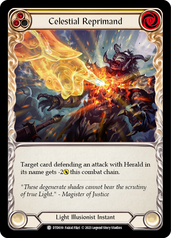 Celestial Reprimand (2)