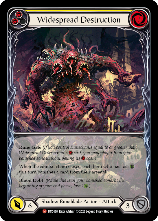 Widespread Destruction