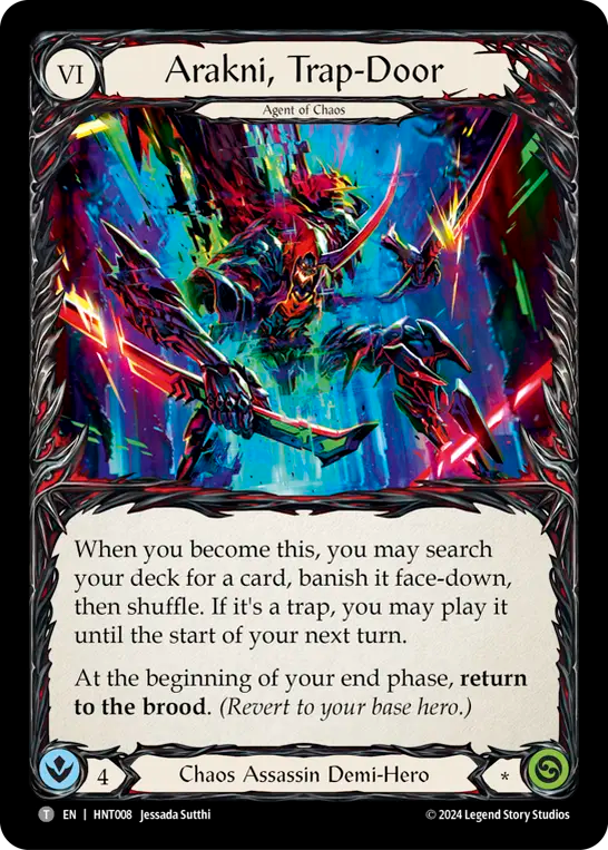 影罠蜘蛛のアラクニ/Arakni, Trap Door
