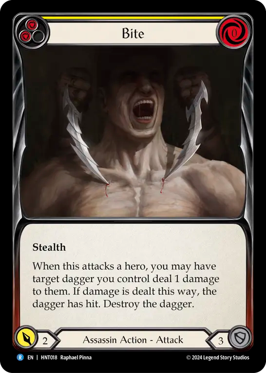 咬傷/Bite - Yellow