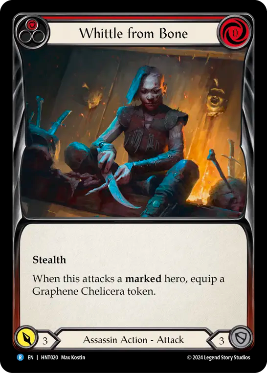 骨研ぎ/Whittle From Bone - Red