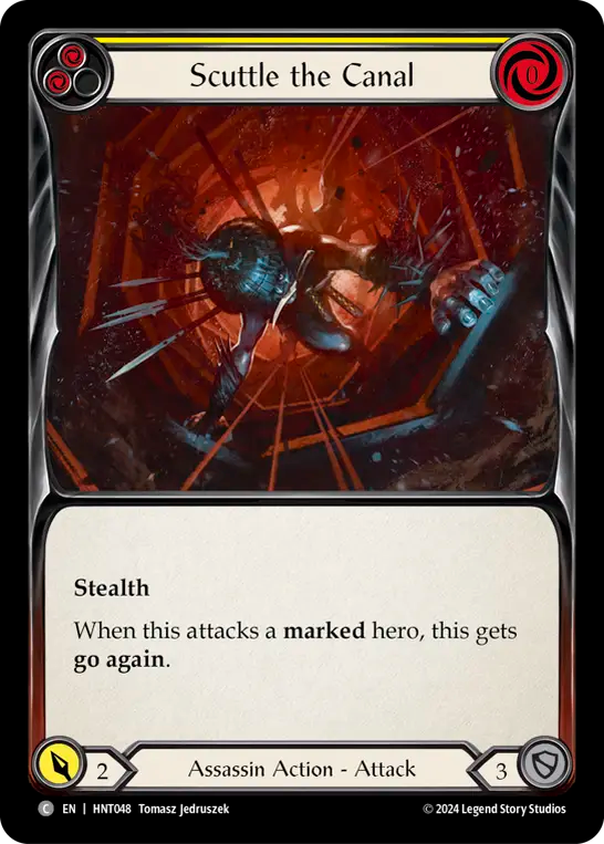 狭路の潜行/Scuttle the Canal - Yellow