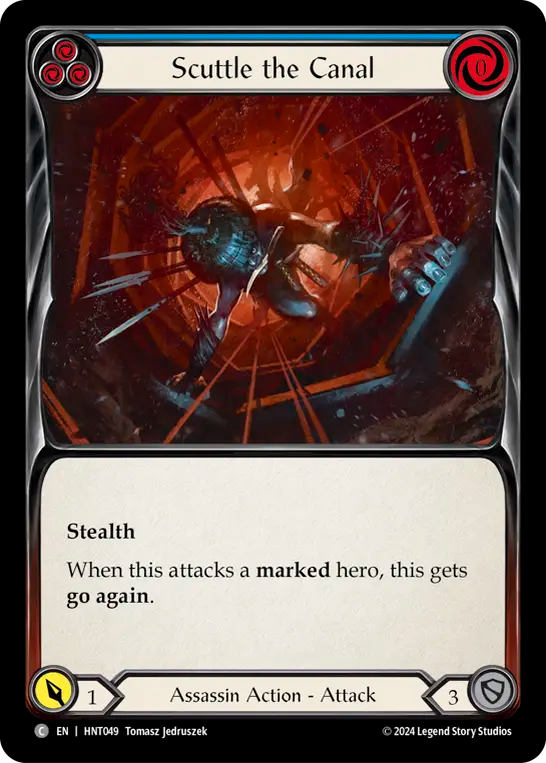 狭路の潜行/Scuttle the Canal - Bule