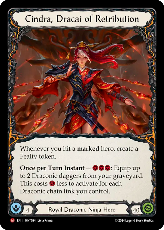 報復のドラカイ、シンドラ/Cindra, Dracai of Retribution