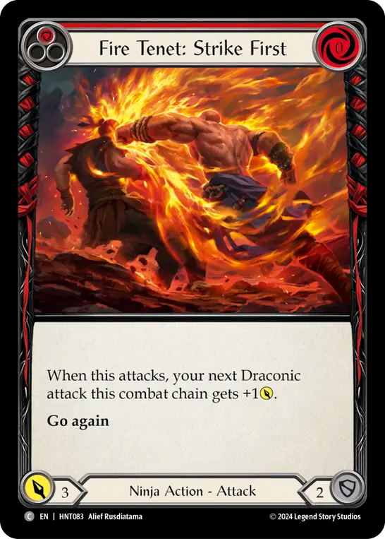 炎の教義:口火/Fire Tenet: Strike First - Red