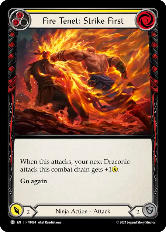炎の教義:口火/Fire Tenet: Strike First - Yellow