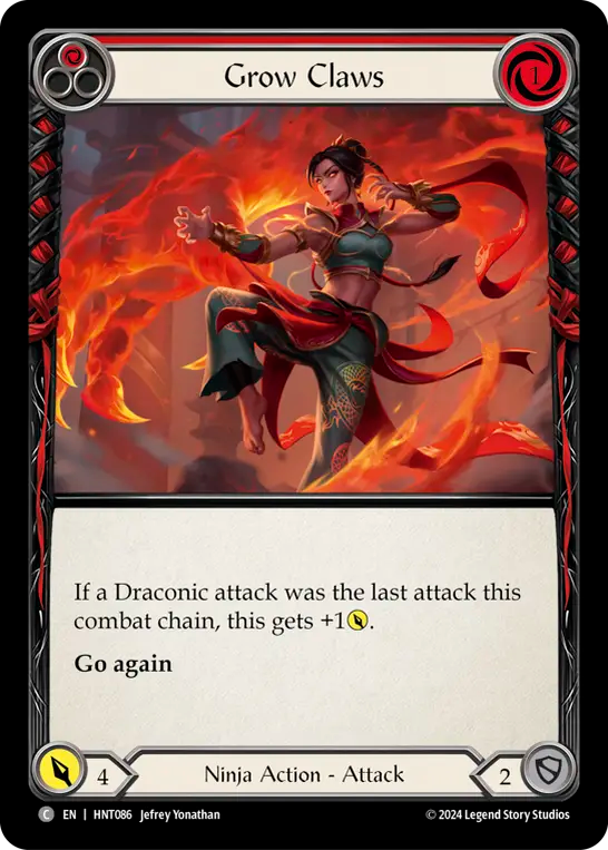 爪の増進/Grow Claws - Red