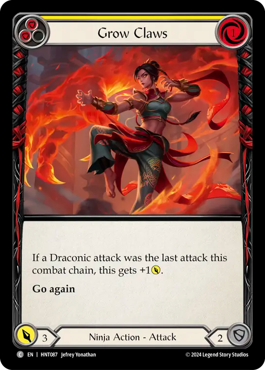 爪の増進/Grow Claws - Yellow