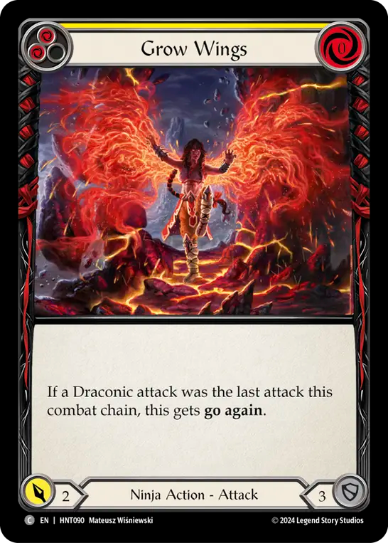 翼の増進/Grow Wings - Yellow