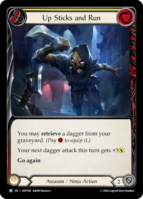 逃げ支度/Up Sticks and Run - Yellow