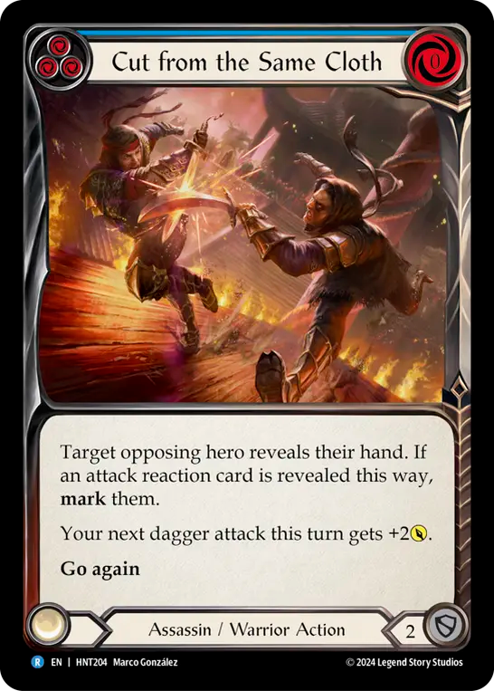 酷似した切味/Cut from the Same Cloth - Bule