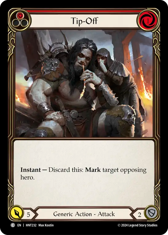 密告/Tip-Off - Red