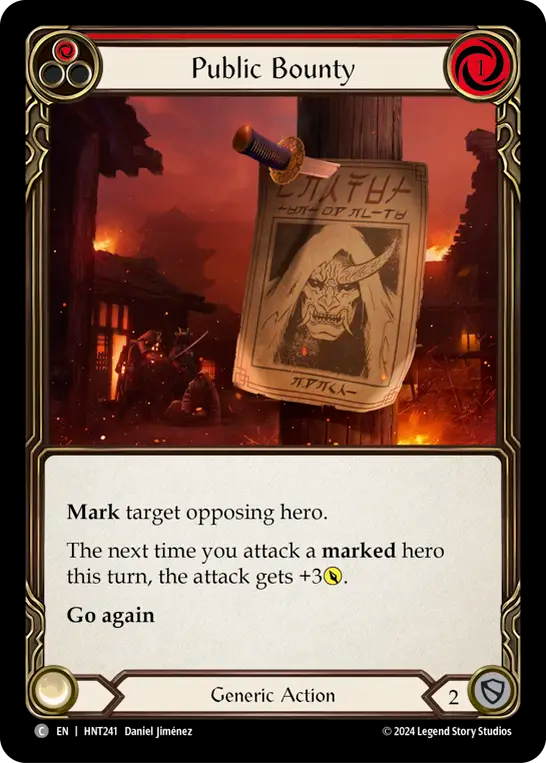 手配書/Public Bounty - Red