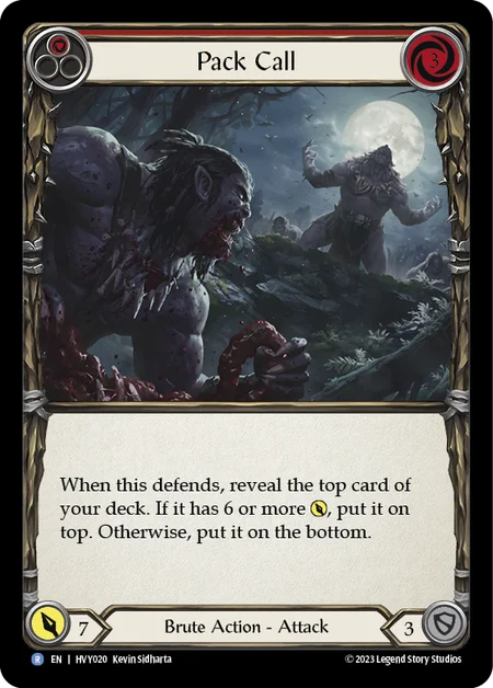 群れの招集/Pack Call - Red