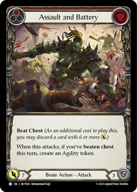 脅迫と暴行/Assault and Battery - Red