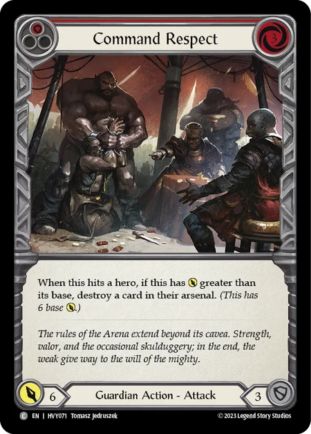 尊厳の獲得/Command Respect - Red