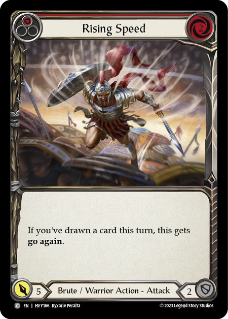 速度上昇/Rising Speed - Red