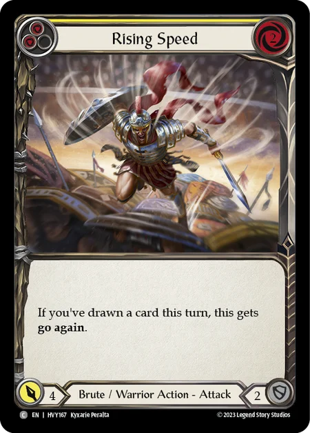 速度上昇/Rising Speed - Yellow