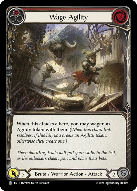 敏捷性の賭け/Wage Agility - Red