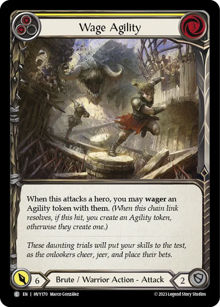 敏捷性の賭け/Wage Agility - Yellow