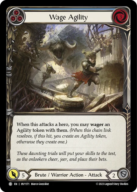 敏捷性の賭け/Wage Agility - Blue