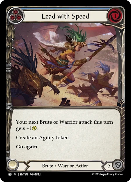 速度の優位/Lead with Speed - Blue