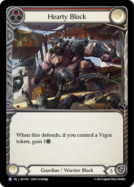 気合の阻止/Hearty Block