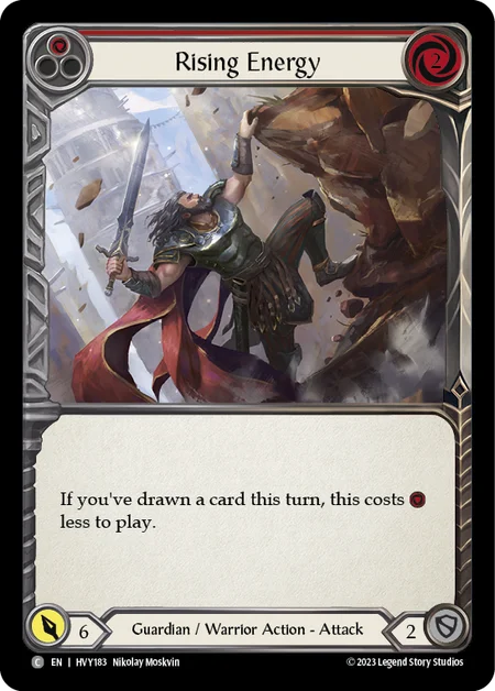 エネルギー上昇/Rising Energy - Red