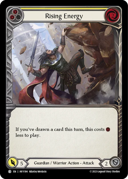 エネルギー上昇/Rising Energy - Yellow