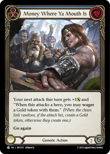 有金実行/Money Where Ya Mouth Is - Blue