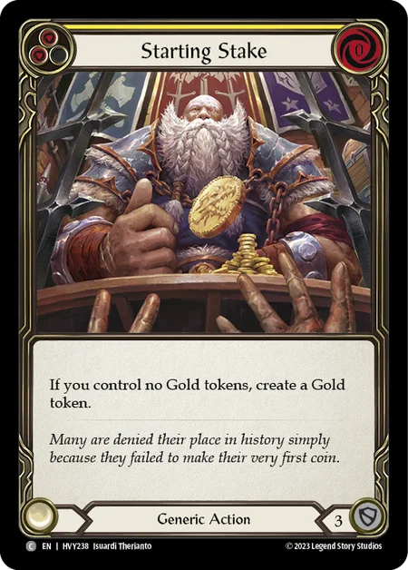 初投資/Starting Stake