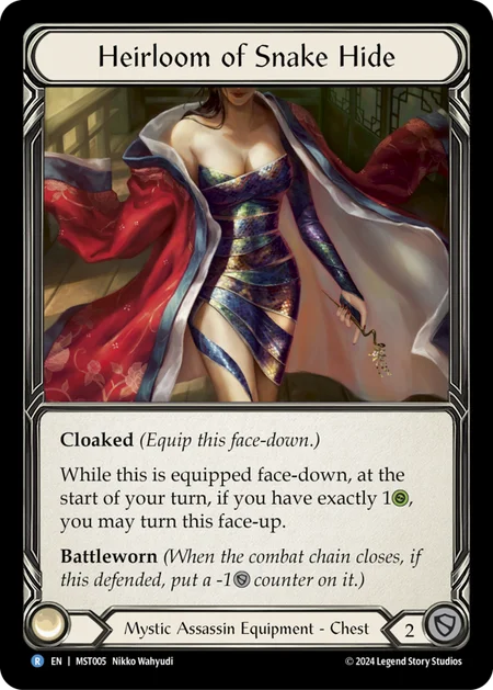 伝来の蛇皮/Heirloom of Snake Hide