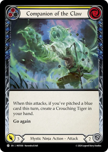 爪の仲間/Companion of the Claw - Yellow