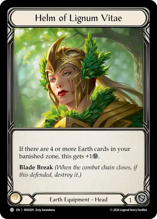 生命木の兜/Helm of Lignum Vitae