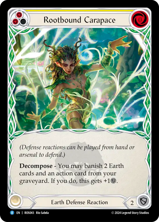 絡み根の外殻/Rootbound Carapace - Yellow