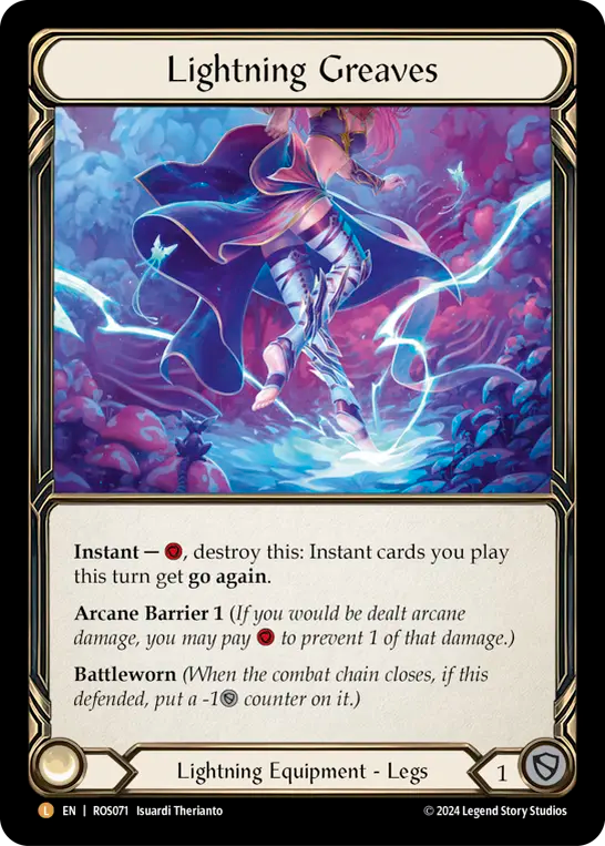 稲妻の脛当て/Lightning Greaves