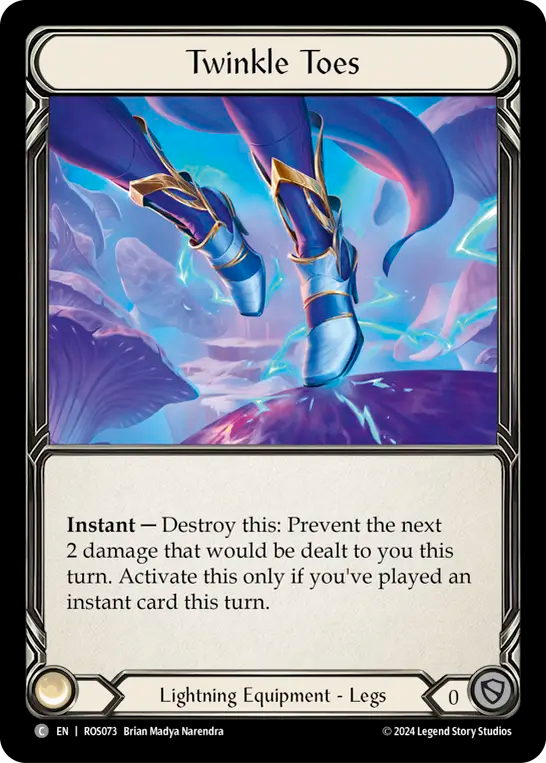 煌めく爪先/Twinkle Toes