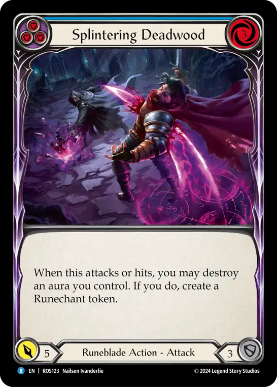 デッドウッドでの烈撃/Splintering Deadwood - Blue