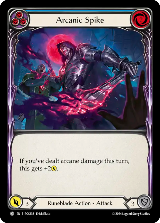 秘魔術の切り付け/Arcanic Spike - Blue