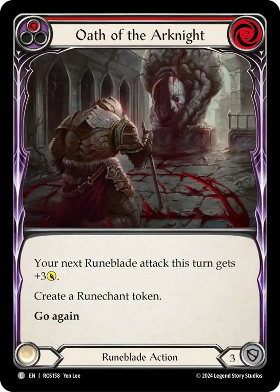 アークナイトの誓い/Oath of the Arknight - Red