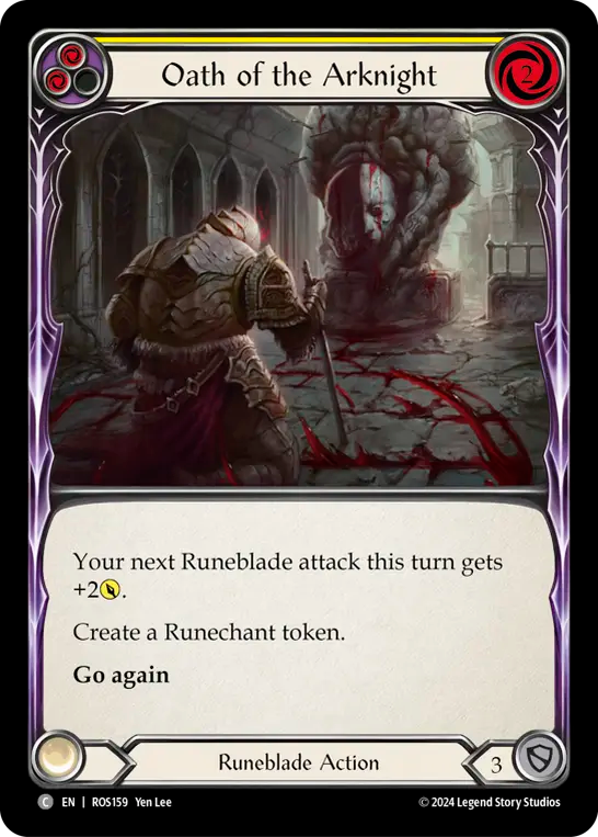 アークナイトの誓い/Oath of the Arknight - Yellow