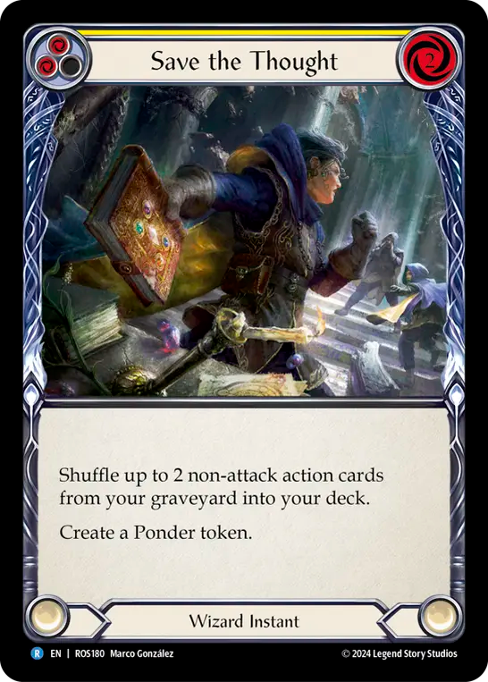 思考の保管/Save the Thought - Yellow