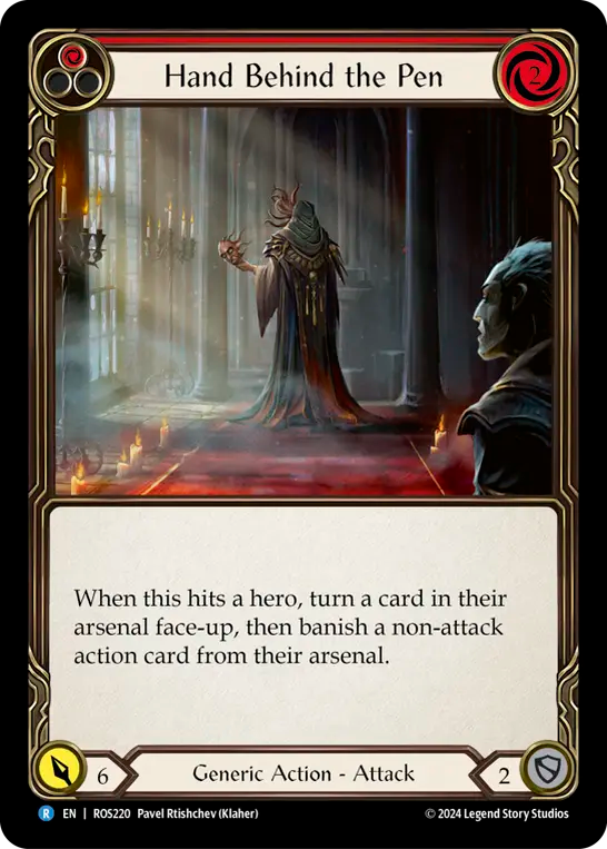 筆後ろの手/Hand Behind the Pen