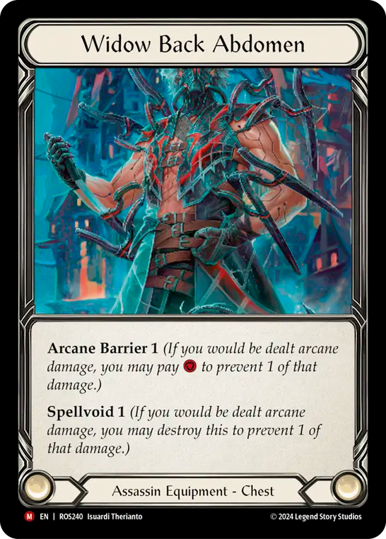 ウィドウの腹背/Widow Back Abdomen