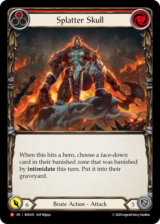 頭蓋骨の粉砕/Splatter Skull