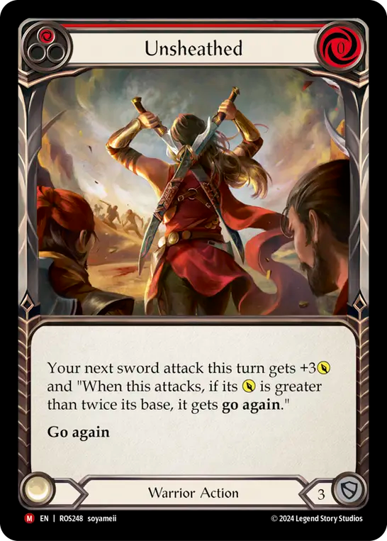 刀身の解放/Unsheathed