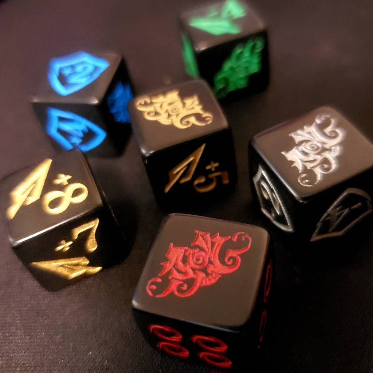 TOMオリジナルダイス(16mm・6個セット)