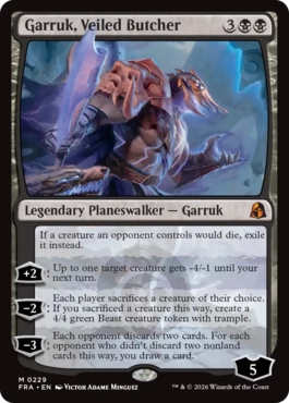 ヴェール被りの解体者、ガラク/Garruk, Veiled Butcher (English)
