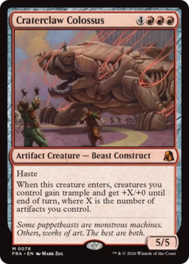 孔爪の巨像/Craterclaw Colossus (English)